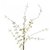 Zweig - Blätter - Weiss - Kunstblumen künstliche Blumen Deko Blüte Kunstpflanze