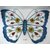 Wanddeko Schmetterling blau Wanddekoration Garten Deko Wand Butterfly