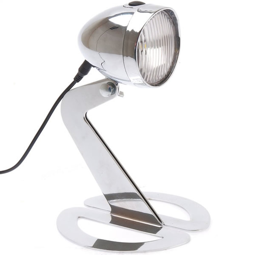 Leitmotiv Lampe Bikelight Metall, Design Jeroen Wesselink chrom LM726