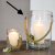 Casablanca Windlicht Sailor Glas mit Tau maritim Durchmesser: 20cm