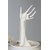 Schmuckhalter Schmuckhand Fabia mit Schale weiß 31,5 x 22 cm