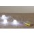 Dekorative LED-Lichterkette mit 10 beleuchteten silbernen Kugeln