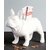 Casablanca Spardose Bulldogge stehend weiss, Keramik Französische Bulldogge