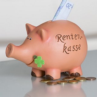 Originelles Sparschwein Spardose für Geldgeschenk Rentenkasse Abschied Ruhestand Kollege Rente Rentner