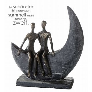 Schöne Skulptur Figur - Together - in Liebe, in Freundschaft