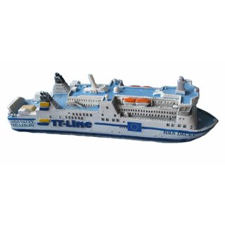 Schiffsmodell MS Nils Dacke Miniatur Schiff Fähre TTLine
