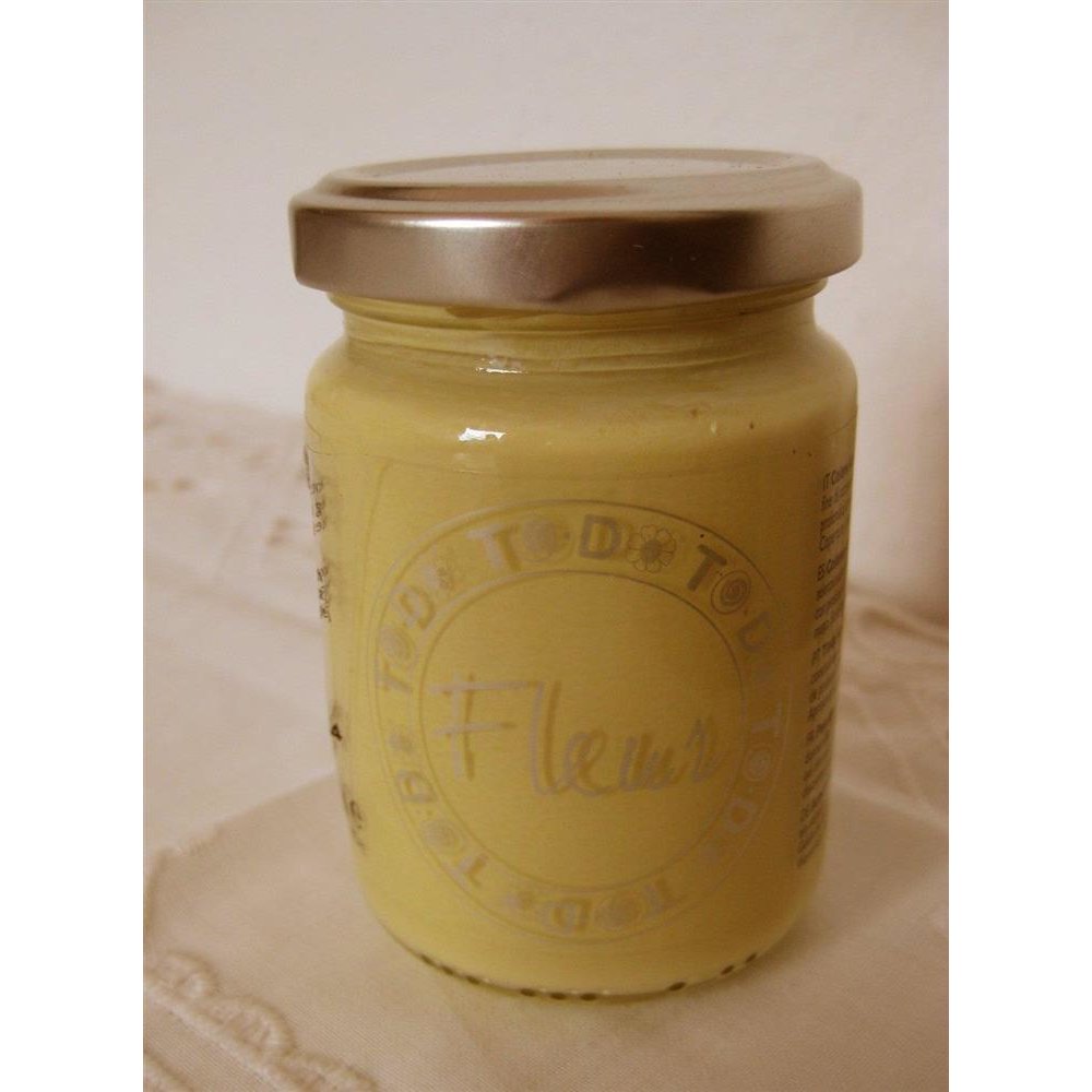 To-Do Fleur Shabby Kreidefarbe 12030 gelb Vanilla Ice Chalky Look für Möbel Upcycling 130ml