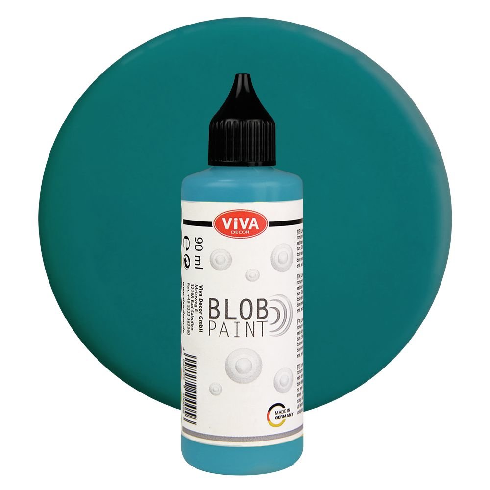 Viva Decor Blob Paint Farbe Türkis Blob Painting Dot Painting Dotting Tool