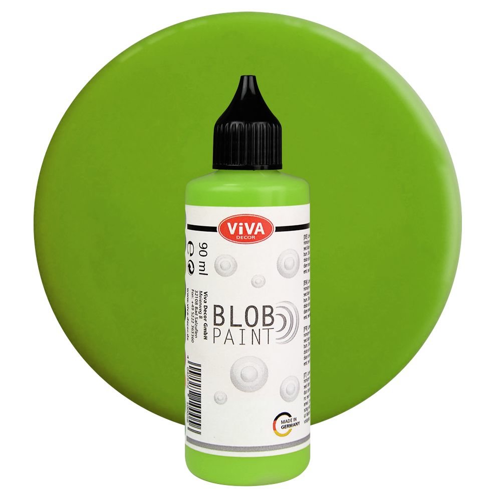 Viva Decor Blob Paint Farbe Hellgrün Blob Painting Dot Painting Dotting Tool