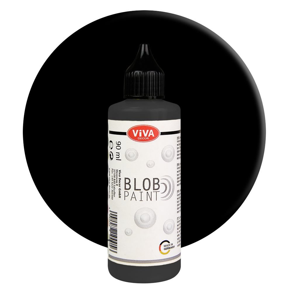 Viva Decor Blob Paint Farbe Schwarz Blob Painting Dot Painting Dotting Tool