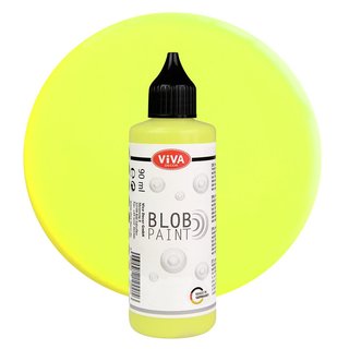 Viva Decor Blob Paint Farbe Neon Gelb Blob Painting Dot Painting Dotting Tool