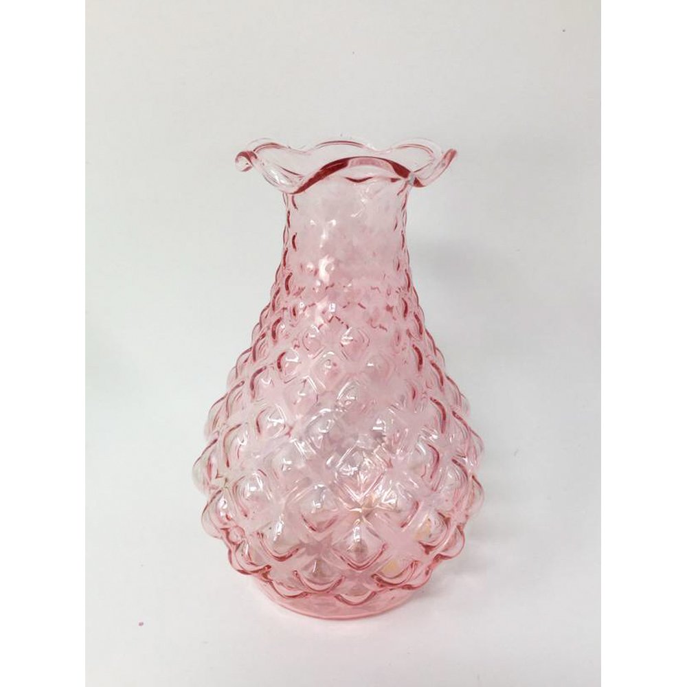 Schöne Vase Summertime aus Glas Frühlingsfarben Frühling Ostern Deko Sommer