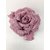 Kunstblume "Glamour" mit Glitzer und Perlen Klammer zum befestigen Kunstpflanze Rosa