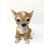 Deko Hund - Chihuahua Chiwawa - hell sitzend Dekofigur Hunderasse Hundebesitzer Hundefreund Haustier