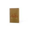 3 D Karte mit Umschlag Rad Fahrrad mit Blumen und Korb Grußkarte Geburtstagskarte zum Beschriften für jeden Anlaß