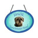 Tierschild Hund - Schnauzer - Wandschild Blechschild...