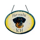 Tierschild Hund - Hovawart - Wandschild Blechschild...