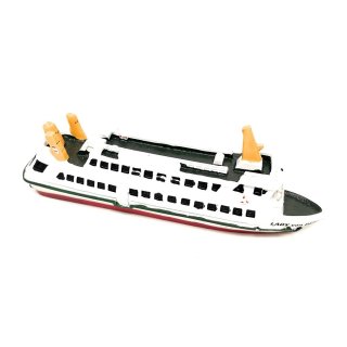 Schiffsmodell Lady von Büsum Miniatur Boot Schiff ca. 12 cm Nordsee Helgoland