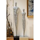 Design Skulptur - Artus - Aluminium silber In-Outdoor 175 cm