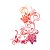 Viva Decor Universal-Schablone 21 cm, filigrane Blume, Acrylfolie