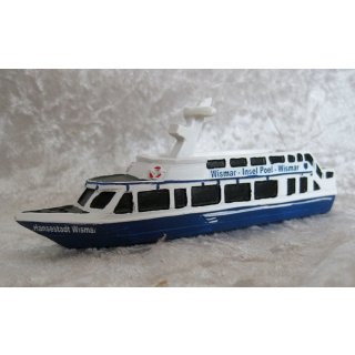Schiffsmodell Hansestadt Wismar Mineatur Modellschiff Boot Deko