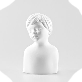 Powertex Gipsstatue Jonas Büste Figur Kopf Skulptur zur  freien Gestaltung