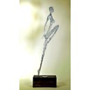 Design Skulptur - Starjumper - Aluminium silber In-Outdoor 140cm