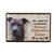 Tiermagnet Zettelhalter 3D American Staffordshire Terrier Hundemagnet Magnet