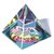 Sternzeichen Glas Pyramide - Wassermann 21. Januar - 19. Februar
