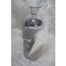 Flaschenpost mit Engelflügel Flasche 21 cm Glas für Gutschein Geldgeschenk Deko