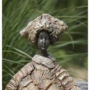 Gipsfigur Geisha Büste Figur Kopf Skulptur für...