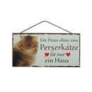 Tierschild Katze Türschild Wandschild - Perser Katze...