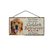 Tierschild Hund Holzschild Türschild - Golden Retriver - Wandschild