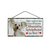 Tierschild Hund Holzschild Türschild - Chinesischer Schopfhund - Wandschild