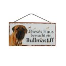 Tierschild Hund Türschild Wandschild - Bullmastiff -...