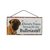 Tierschild Hund Türschild Wandschild - Bullmastiff - Holzschild