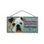 Tierschild Hund Türschild Wandschild - Bulldoge - Holzschild