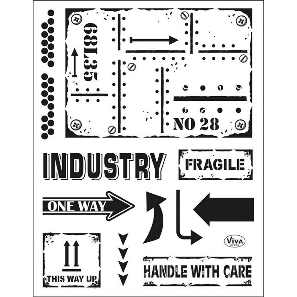 Clear stamps - Viva - Industrial Style
