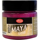 Viva Decor Maya Gold -Magenta Metallglanz Farbe, Metallic...