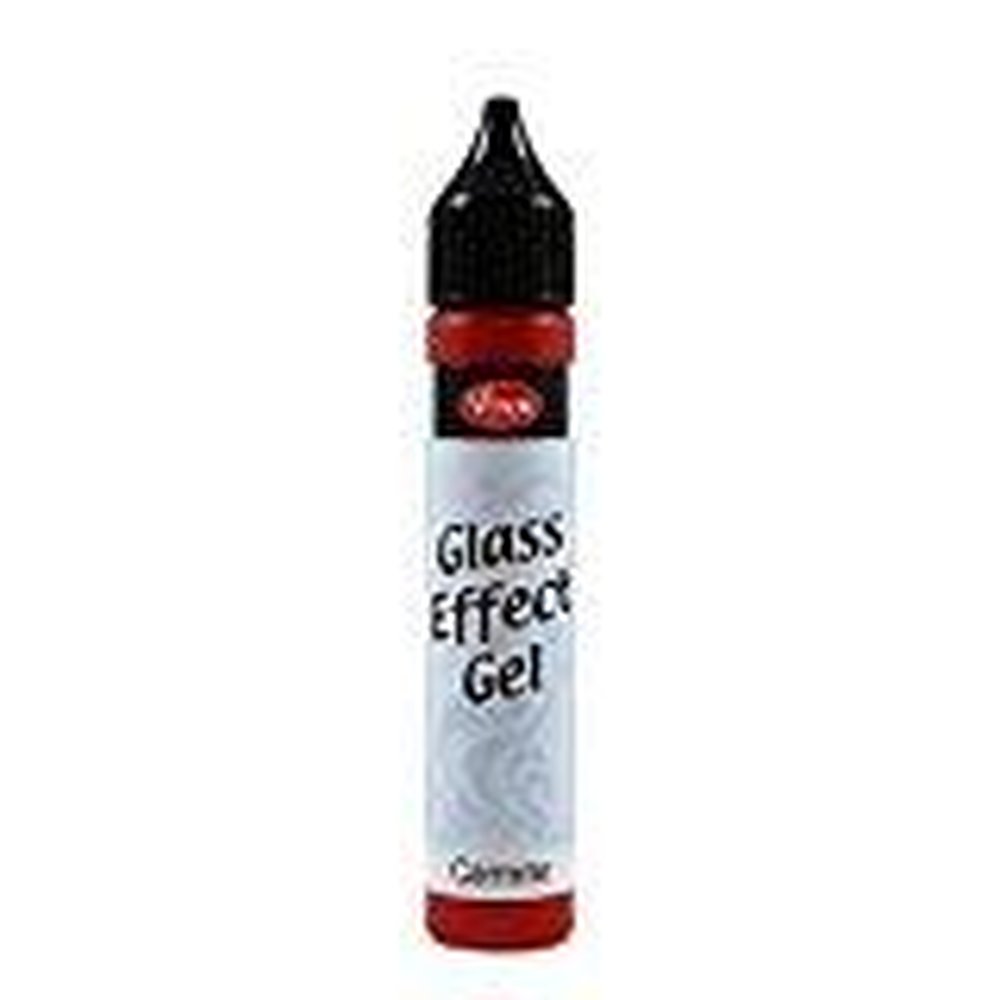 Viva Decor Glass Effect Gel 25ml-Carmine