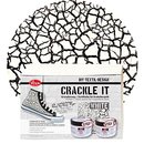 Crackle it Set -Weiß- Viva Decor Textilfarbe &...