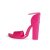 Garderobenhaken Sandalette pink Schmuckhalter Schuh