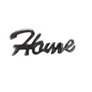 Schriftzug Home silber Wanddeko 