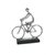 Figur auf Fahrrad Dekofigur Dekoration Radfahrer