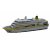 Schiffsmodell MS Hamburg Nassau Miniatur Boot Schiff ca. 12 cm
