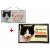 SET Fußmatte + Türschild schwarz-weiße Katze, Türmatte, Türvorleger, Tierschild