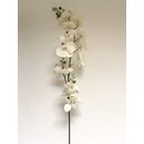 Kunstblume Orchideen Kunstpflanze Weiß-lila 109cm