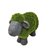 Süße Gartenfigur Schaf mit grün beflockt Magnesia Garten Gartendeko geschützten Außenbereich outdoor