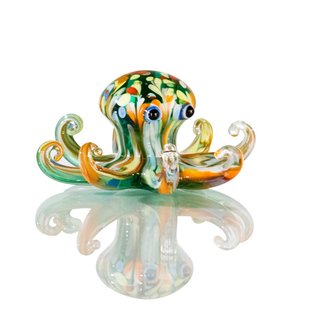 Glasfigur Oktopus in Geschenkpackung Tintenfisch