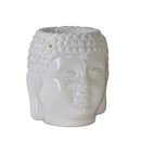 Aromabrenner "Buddha" Duftlampe Keramik weiss